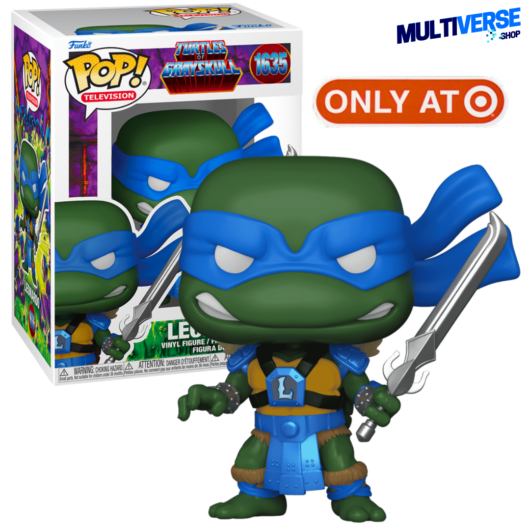 LEONARDO (NINJA TURTLES) #1635 : TURTLES OF GRAYSKULL - FUNKO POP! TELEVISION