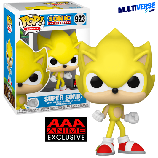 SUPER SONIC (AAA ANIME EXCLUSIVE) #923 : SONIC THE HEDGEHOG  FUNKO POP! GAMES