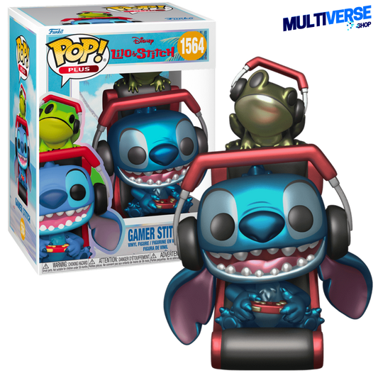 GAMER STITCH (METALICO) #1564 : LILO & STITCH - FUNKO POP! DISNEY