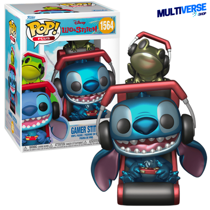 GAMER STITCH (METALICO) #1564 : LILO & STITCH - FUNKO POP! DISNEY