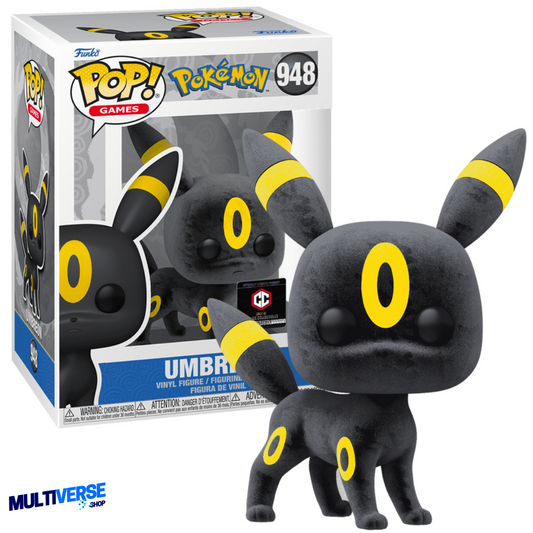 UMBREON FLOCKED EXCLUSIVO CHALICE #948 : POKEMON - FUNKO POP! GAMES