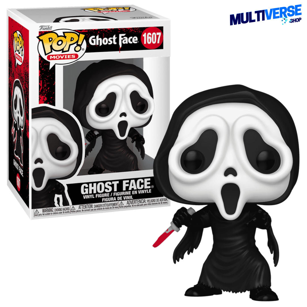 GHOST FACE (GLOW IN THE DARK) #1607 : SCREAM - FUNKO POP! MOVIES