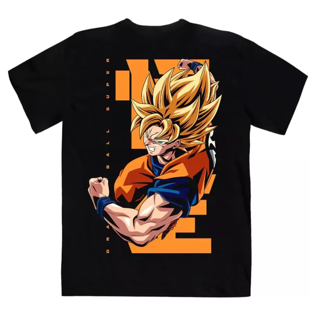 GOKU SSJ2 DRAGON BALL PLAYERA