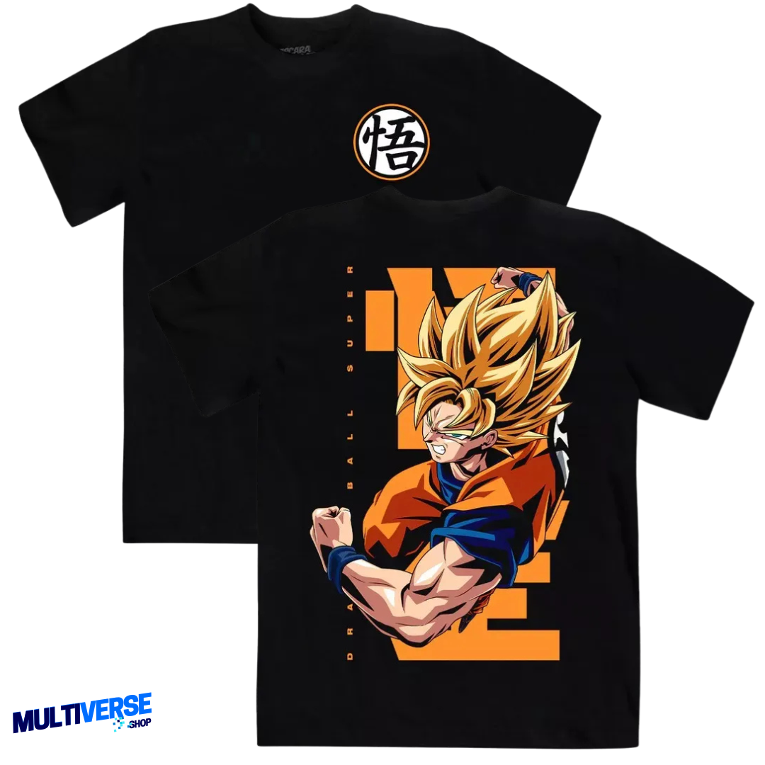 GOKU SSJ2 DRAGON BALL PLAYERA
