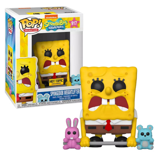 Bob Esponja Levantador de Pesas 917 Exclusivo Hot Topic: Bob Esponja - Funko Pop! Animation