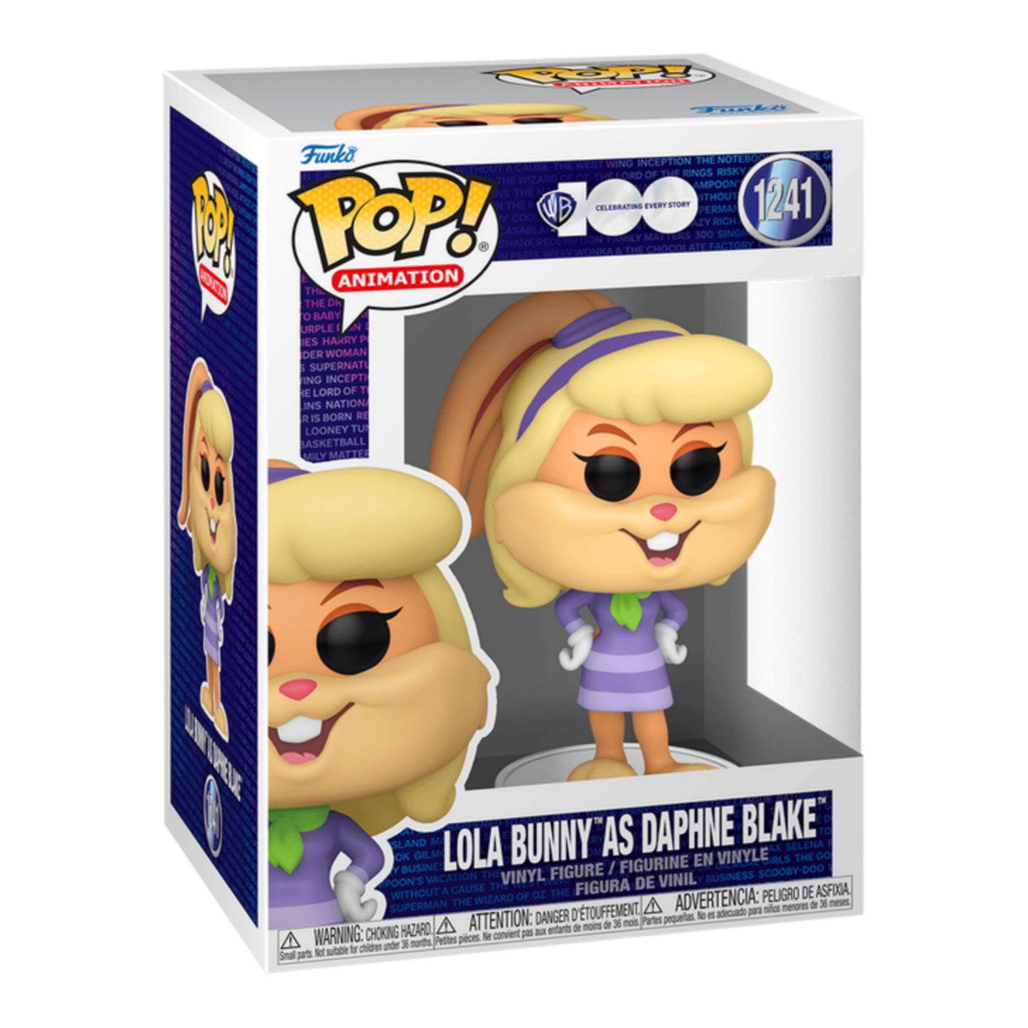 LOLA BUNNY AS DAPHNE : SCOOBY-DOO X LOONEY TUNES 100 AÑOS WARNER #1241 - FUNKO POP! ANIMATION