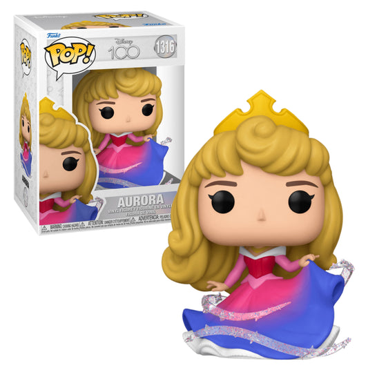 AURORA LA BELLA DURMIENTE : DISNEY 100 AÑOS - FUNKO POP! DISNEY PRINCESAS #1316