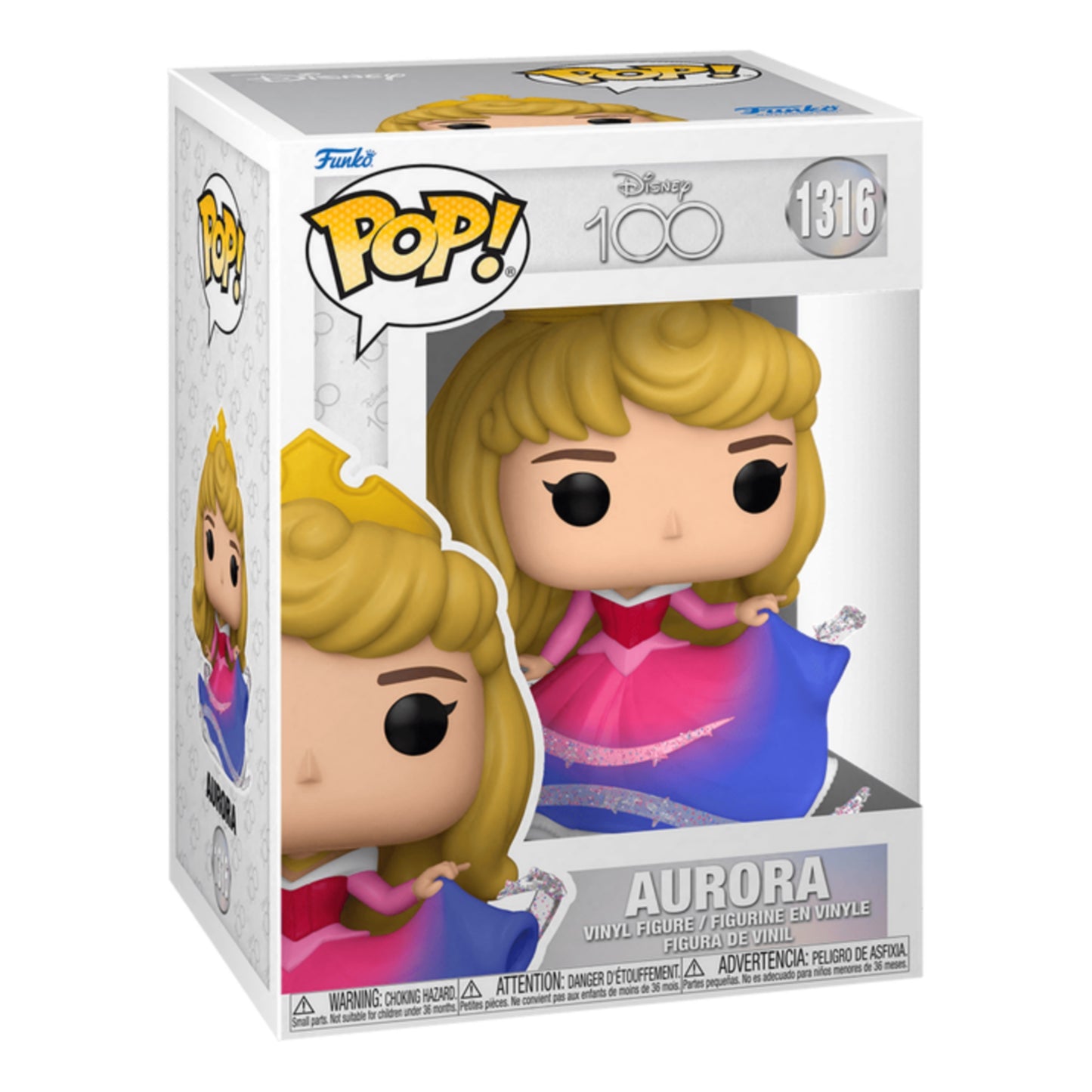 AURORA LA BELLA DURMIENTE : DISNEY 100 AÑOS - FUNKO POP! DISNEY PRINCESAS #1316