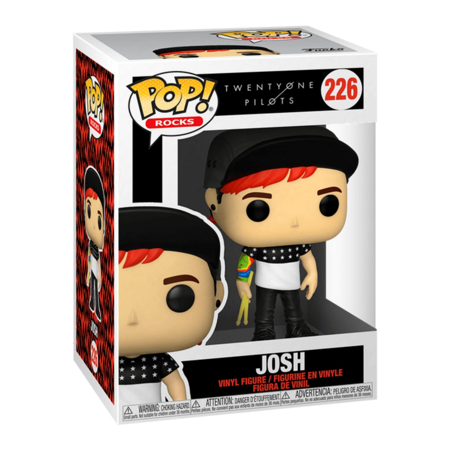 JOSH DUN (STRESSED OUT): TWENTY ONE PILOTS - FUNKO POP! ROCKS