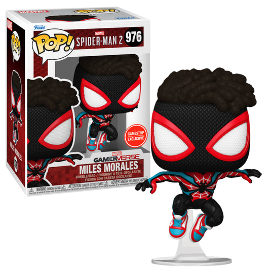 MILES MORALES (ENVOLVED SUIT) EXCLUSIVO GAMESTOP #976 : SPIDER-MAN 2 - FUNKO POP! MARVEL