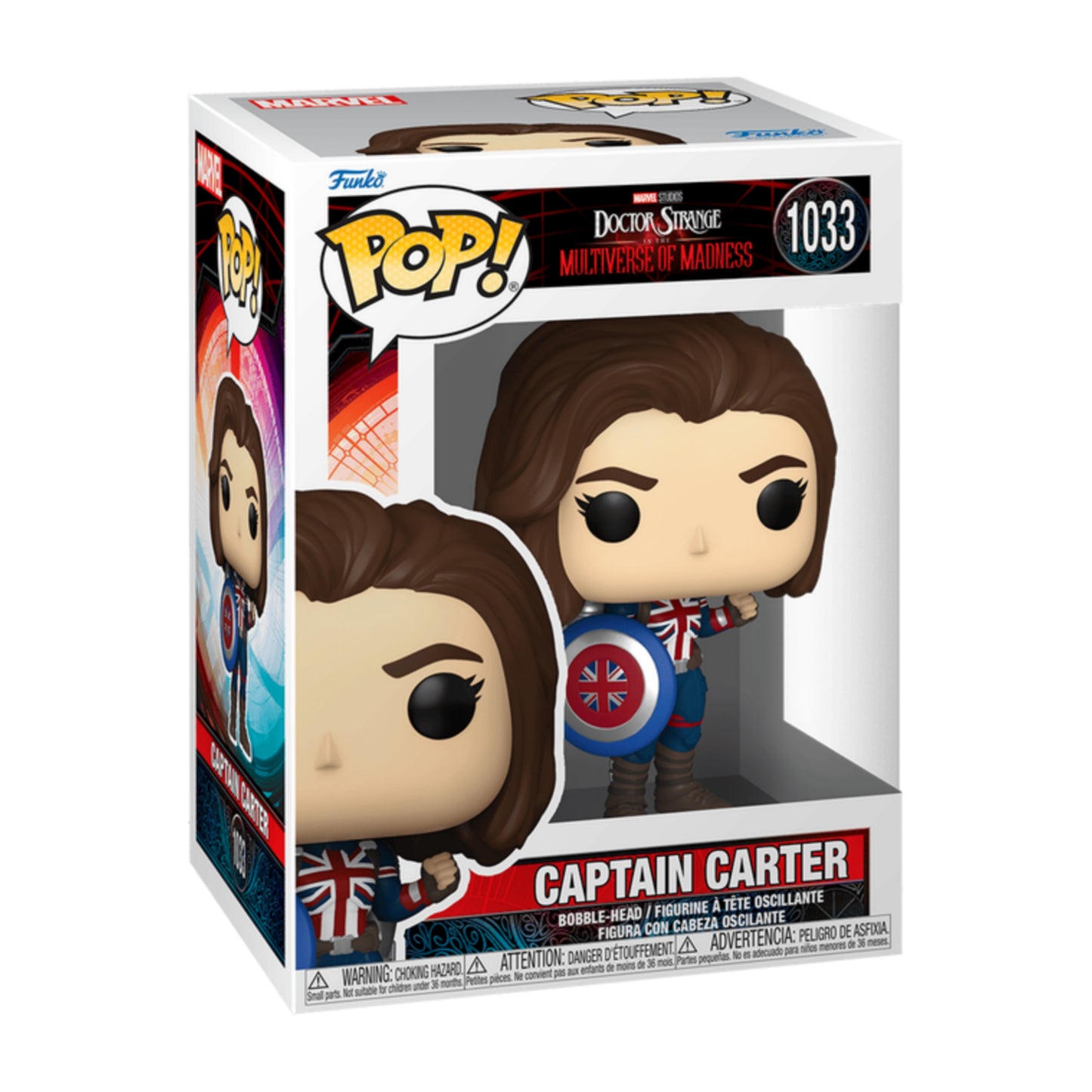 CAPTAIN CARTER : DOCTOR STRANGE MULTIVERSE OF MADNESS - FUNKO POP! MARVEL