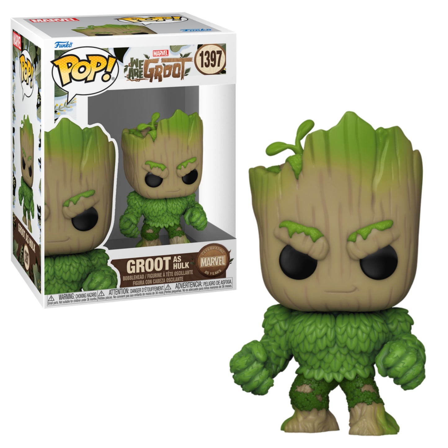 Groot como Hulk : We are Groot - Funko Pop! Marvel