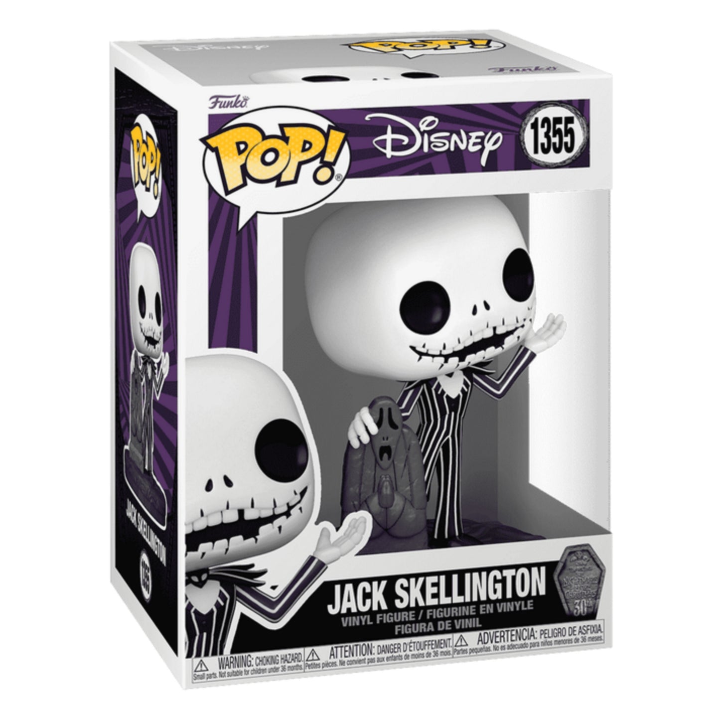 Jack Skellington 30 Aniversario 1355 : El Extraño Mundo de Jack  - Funko Pop! Disney