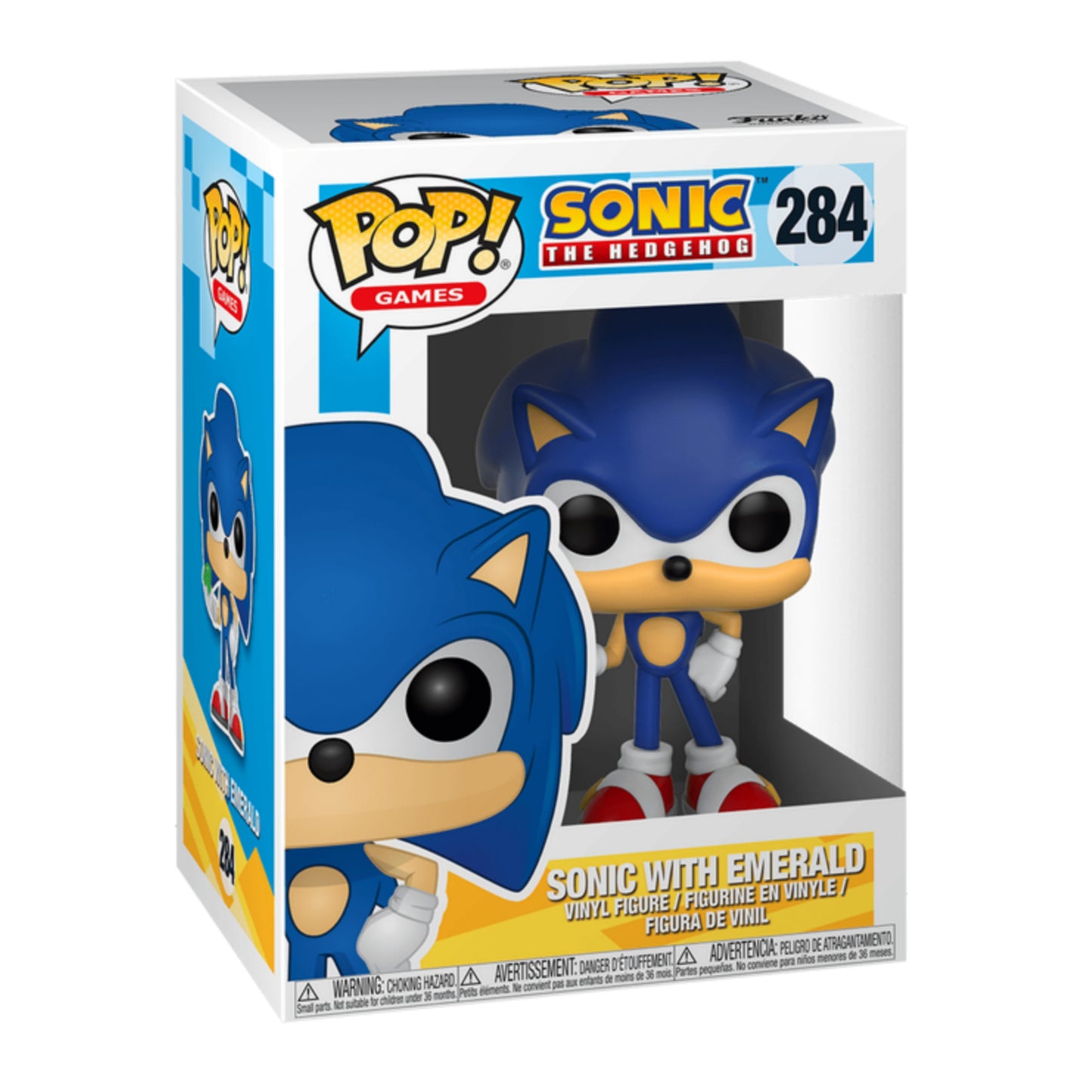 Sonic con Esmeralda 284 : Sonic the Hedgehog - Funko Pop Games