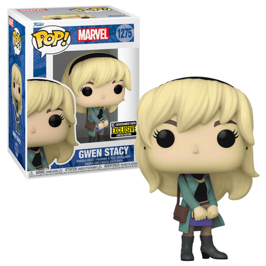 Gwen Stacy Entertainment Earth Exclusivo 1275 : Spider-Man - Funko Pop! Marvel