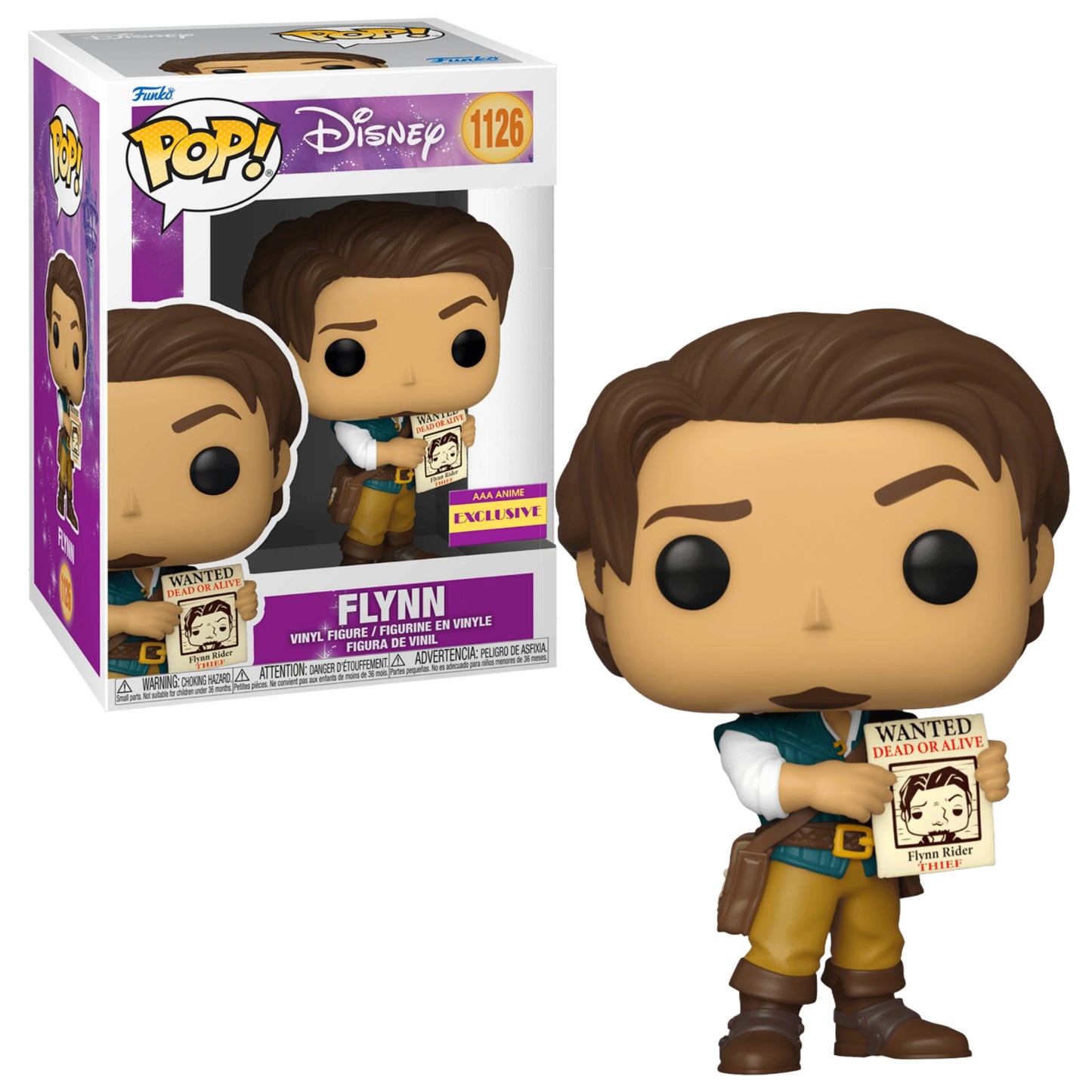 FLYNN AAA ANIME EXCLUSIVO 1126 : ENREDADOS FUNKO POP! DISNEY