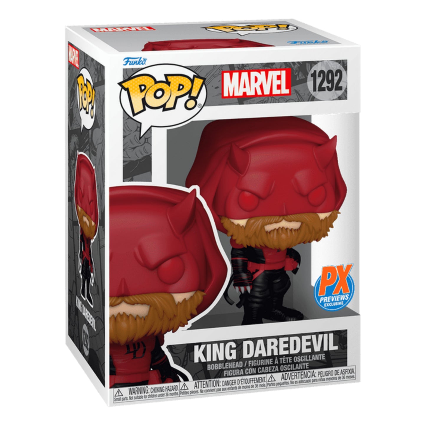 KING DAREDEVIL EXCLUSIVO PX #1992 - FUNKO POP! MARVEL