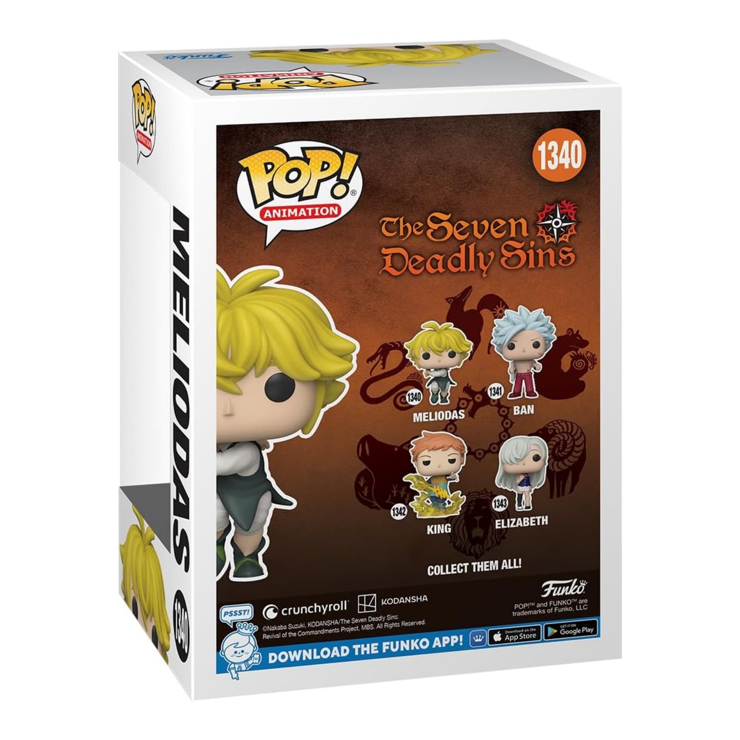 MELIODAS : LOS SIETE PECADOS CAPITALES - FUNKO POP! ANIMATION