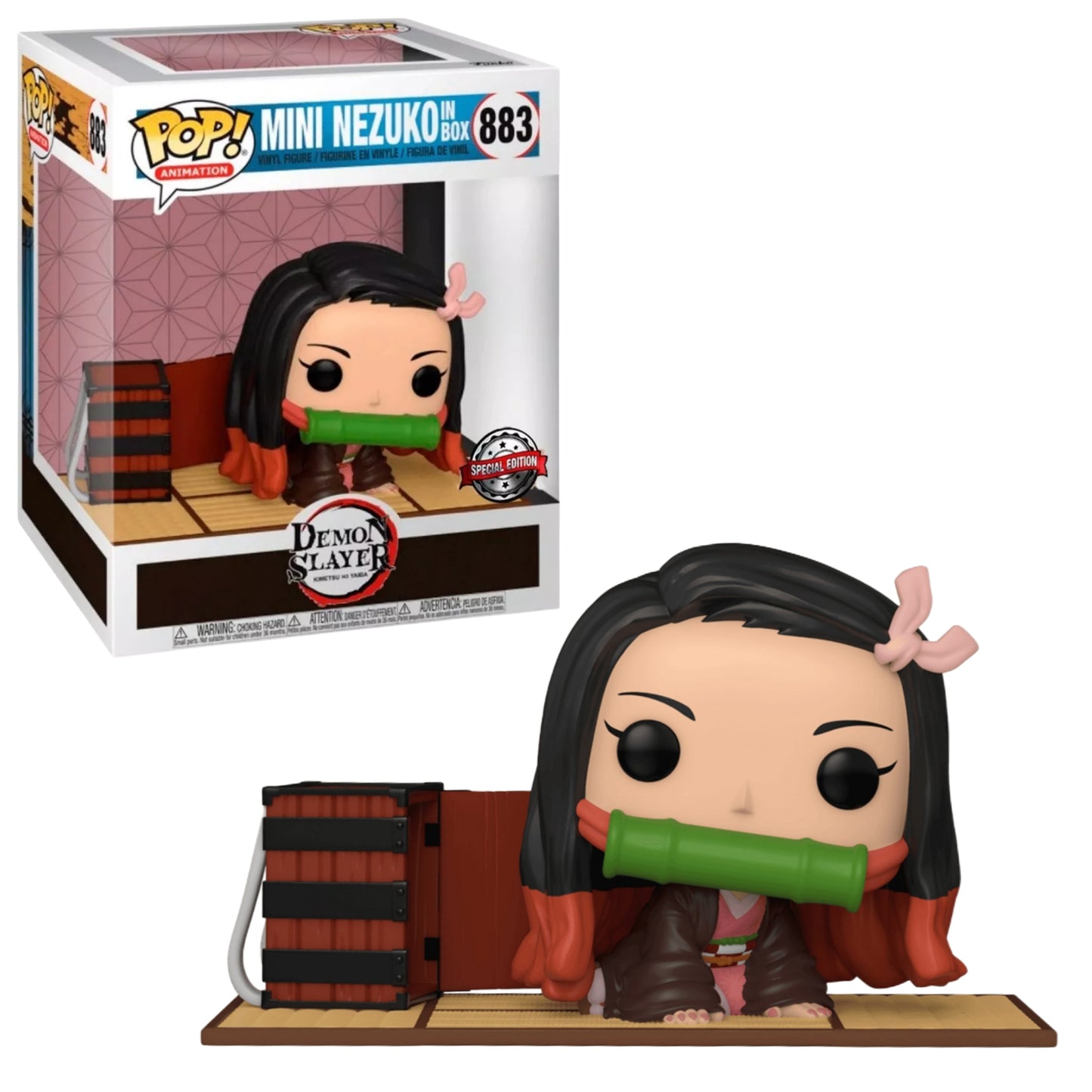 Mini Nezuko in Box 883 Deluxe : Demon Slayer - Funko Pop! Animation