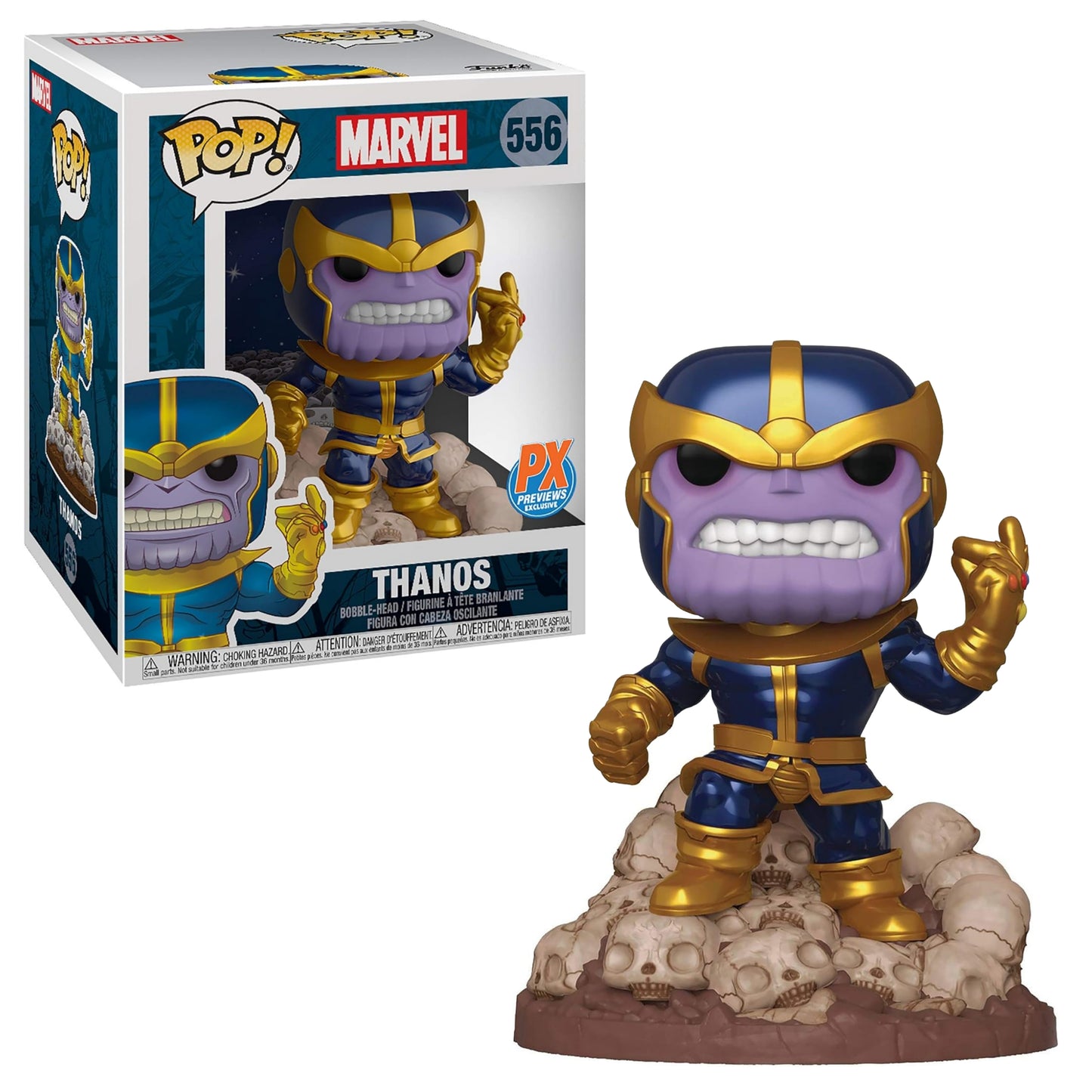 Thanos Deluxe 6 pulgadas Exclusivo PX : Marvel 80 Aniversario - Funko Pop!