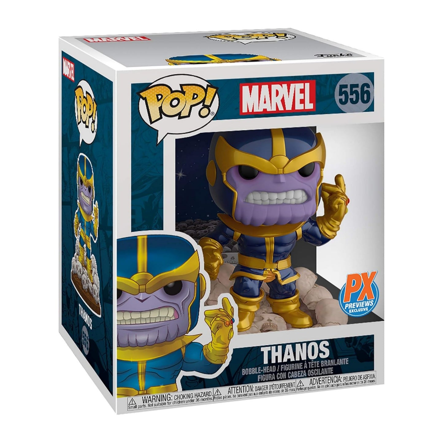 Thanos Deluxe 6 pulgadas Exclusivo PX : Marvel 80 Aniversario - Funko Pop!