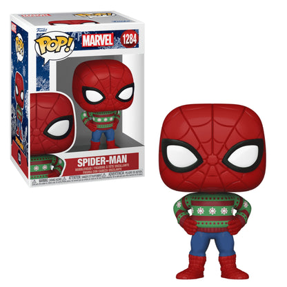 Spider-man Navideño con Ugly Sweater #1284 - Funko Pop! Marvel