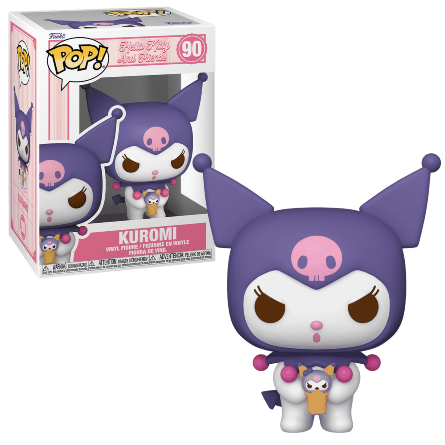 Kuromi con Helado #90 : Hello Kitty and Friends - Funko Pop! Sanrio