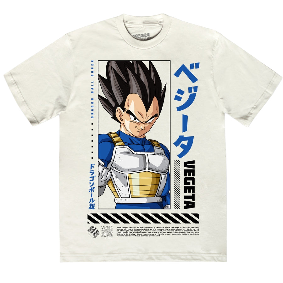 VEGETA : DRAGON BALL PLAYERA