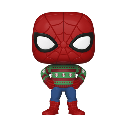 Spider-man Navideño con Ugly Sweater #1284 - Funko Pop! Marvel