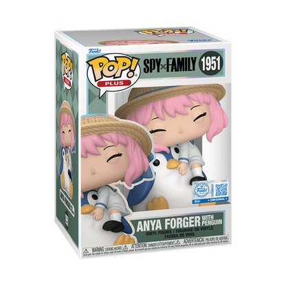 ANYA FORGER CON PINGUINO PLUS EXCLUSIVO #1951 : SPY X FAMILY - FUNKO POP! ANIMATION