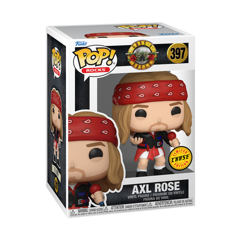 AXL ROSE 1992 (CHASE) #397 : GUNS AND ROSES - FUNKO POP! ROCKS