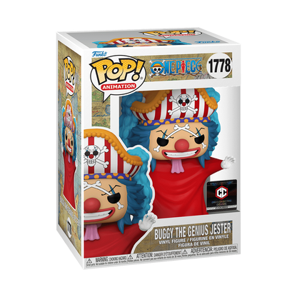 BUGGY THE GENIUS EXCLUSIVO CHALICE JESTER #1778 : ONE PIECE - FUNKO POP! ANIMATION