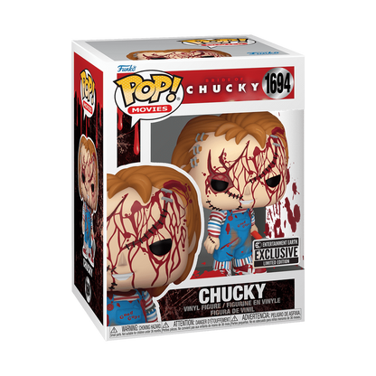CHUCKY BLOODY EXCLUSIVO ENTERTAINMENT EARTH #1694 : BRIDE OF CHUCKY - FUNKO POP! MOVIES