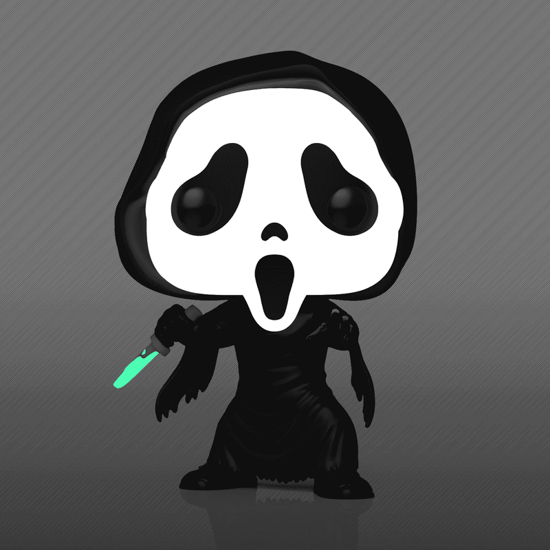 GHOST FACE (GLOW IN THE DARK) #1607 : SCREAM - FUNKO POP! MOVIES