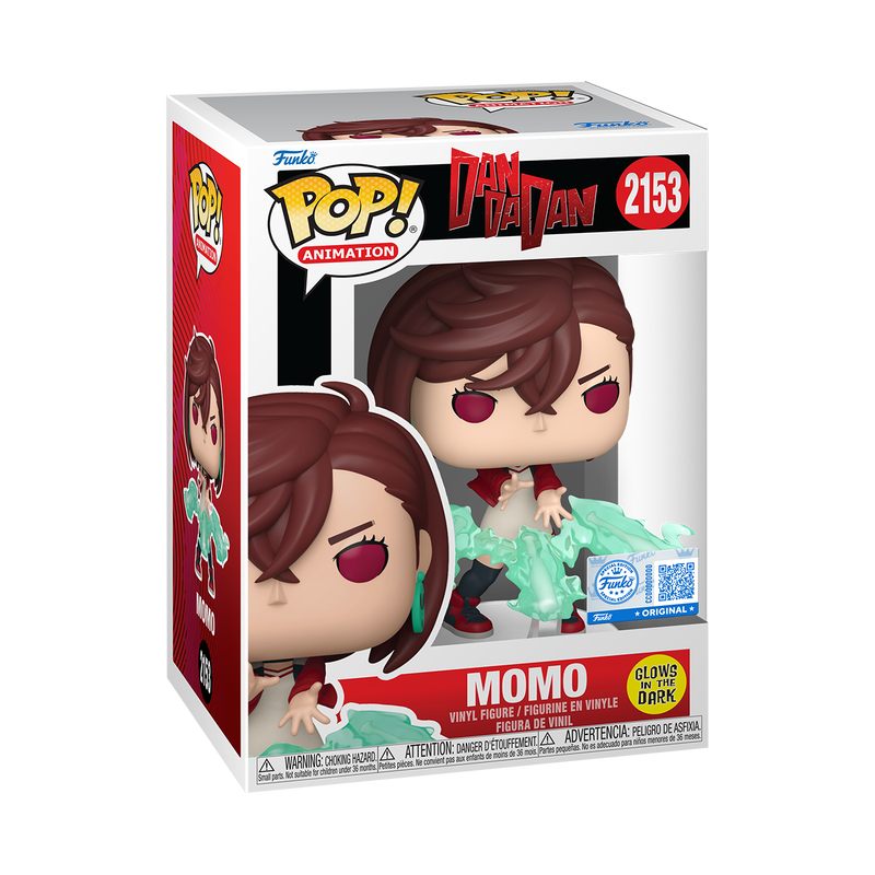 MOMO AYASE EXCLUSIVE GLOW IN THE DARK : DAN DA DAN FUNKO POP! ANIME