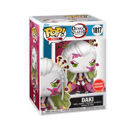 DAKI WITH RIBBONS PLUS ESCLUSIVA GAMESTOP #1817 : DEMON SLAYER - FUNKO POP! PLUS ANIMATION