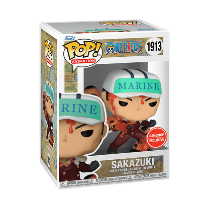 AKAINU SAKASUKI EXCLUSIVO GAMESTOP #1913 : ONE PIECE - FUNKO POP! ANIMATION