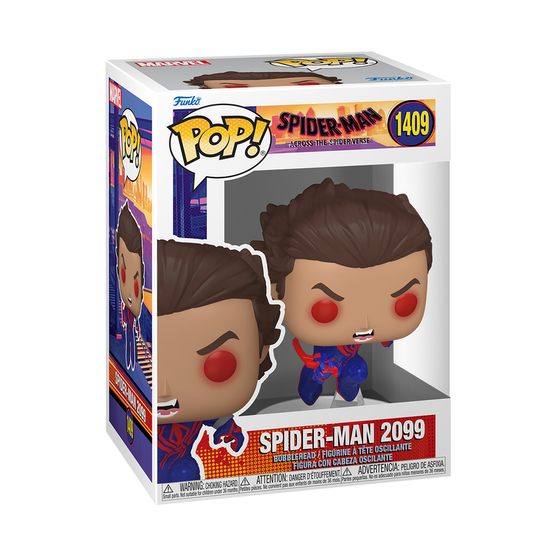 SpiderMan 2099 Miguel O Hara Unmasked #1049 : Spiderman Across the Spiderverse - Funko Pop! Marvel