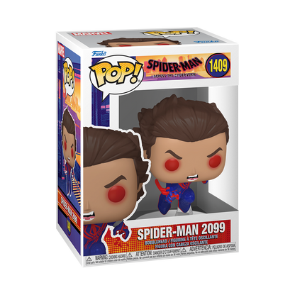 SpiderMan 2099 Miguel O Hara Unmasked #1049 : Spiderman Across the Spiderverse - Funko Pop! Marvel