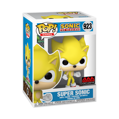SUPER SONIC (AAA ANIME EXCLUSIVE) #923 : SONIC THE HEDGEHOG  FUNKO POP! GAMES