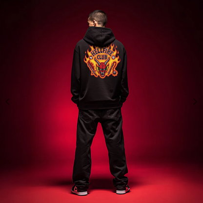 HELLFIRE HOODIE STRANGER THINGS