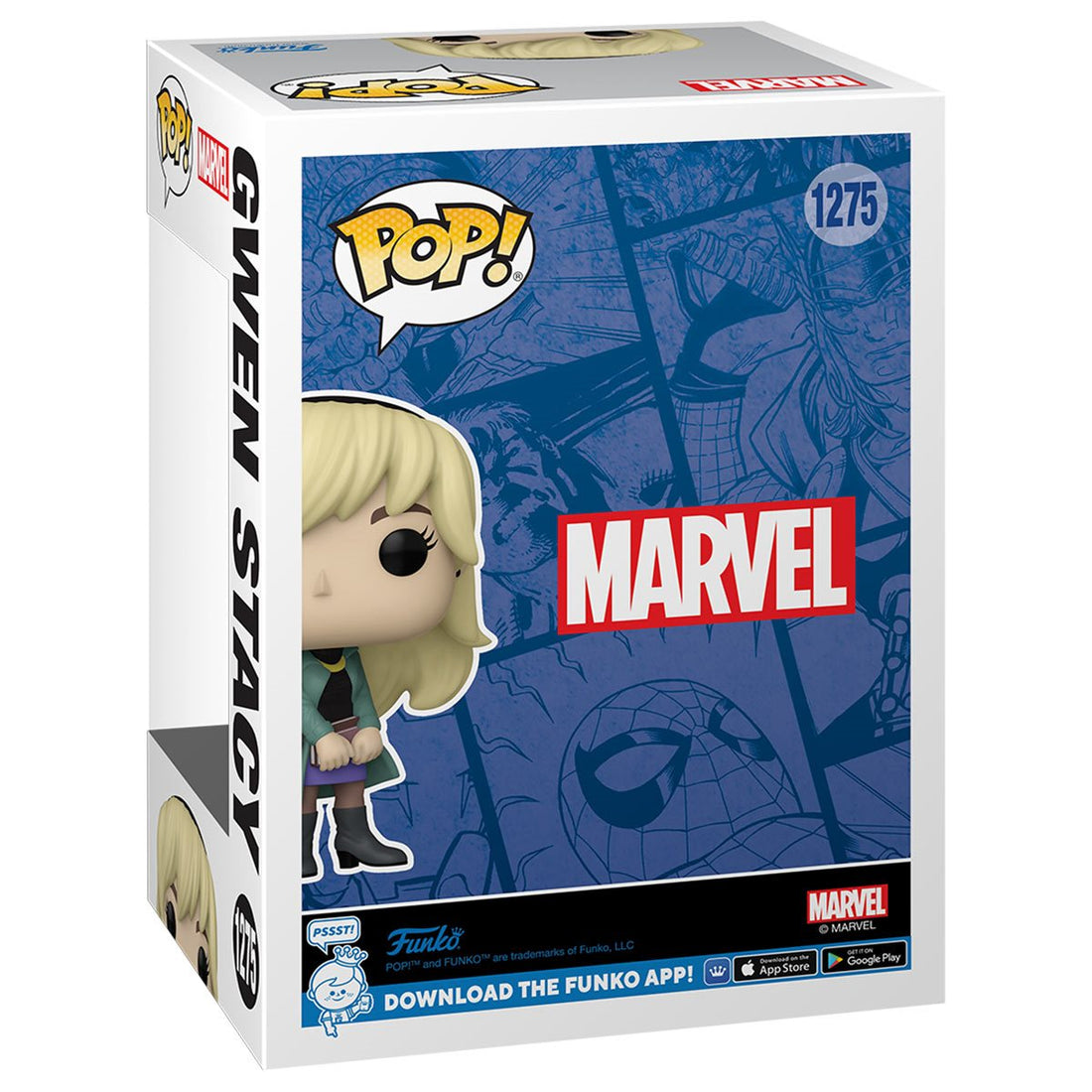 Gwen Stacy Entertainment Earth Exclusivo 1275 : Spider-Man - Funko Pop! Marvel