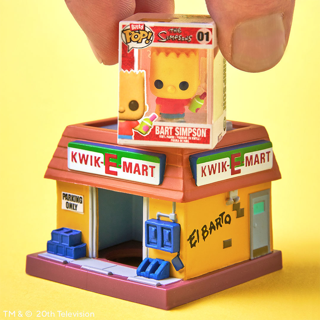 Bitty Pop! Bitty Town: Los Simpson - Bart Simpson y Kiwi-E Mart