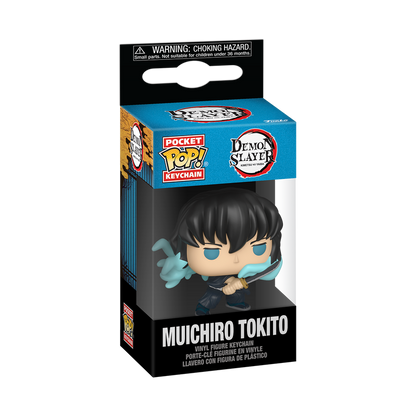 MUICHIRO TOKITO LLAVERO : DEMON SLAYER - FUNKO POP! KEYCHAIN
