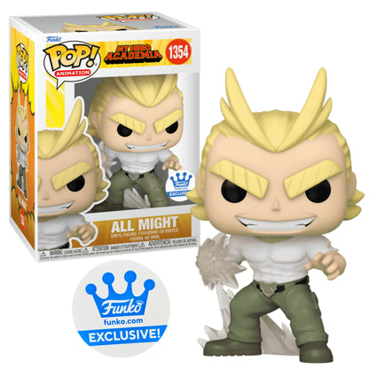 ALL MIGHT (TEXAS SMASH) EXCLUSIVO FUNKO SHOP #1354 : MY HERO ACADEMIA - FUNKO POP! ANIMATION