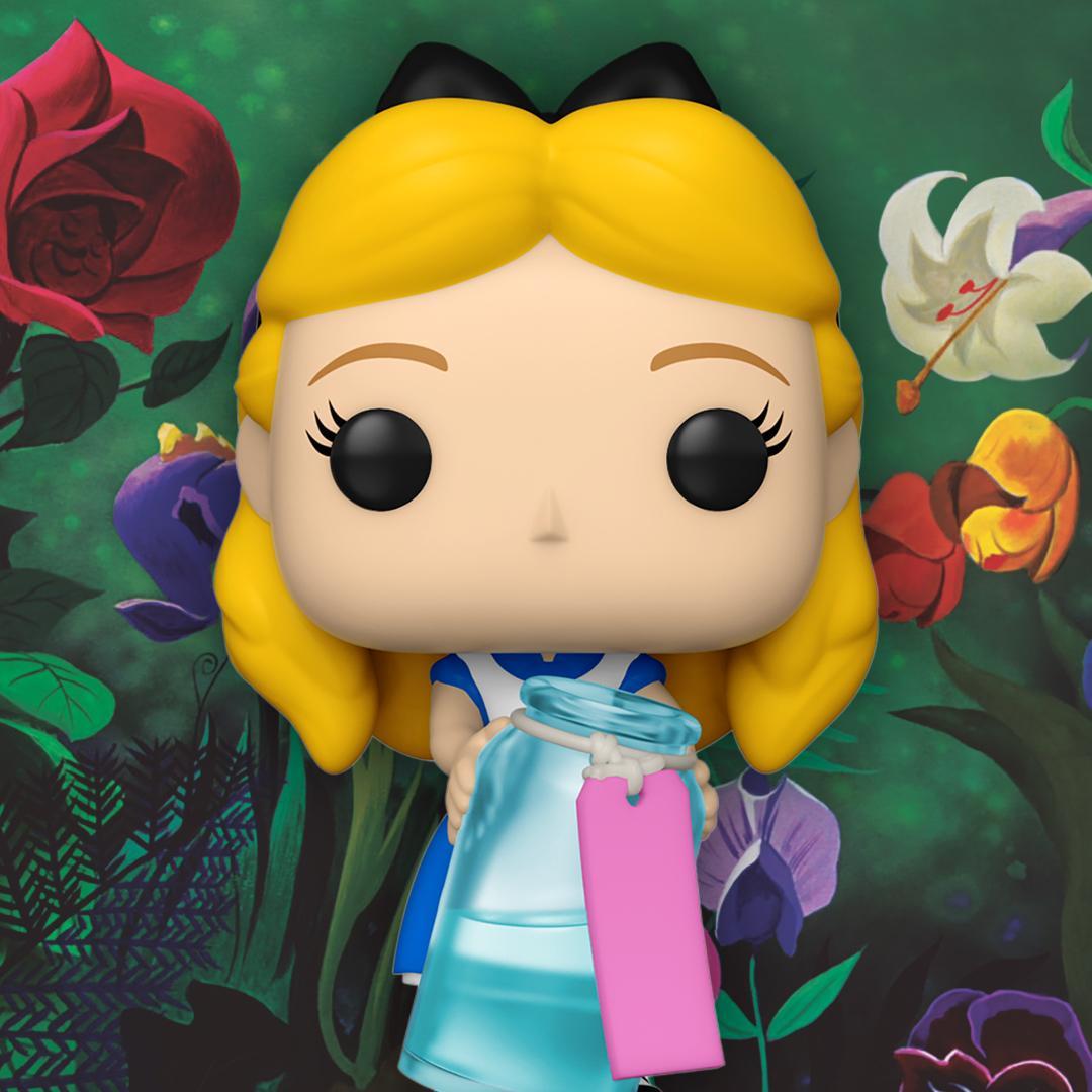 ALICE WITH BOTTLE SPECIAL EDITION #1064: ALICE IN WONDERLAND - FUNKO POP! DISNEY