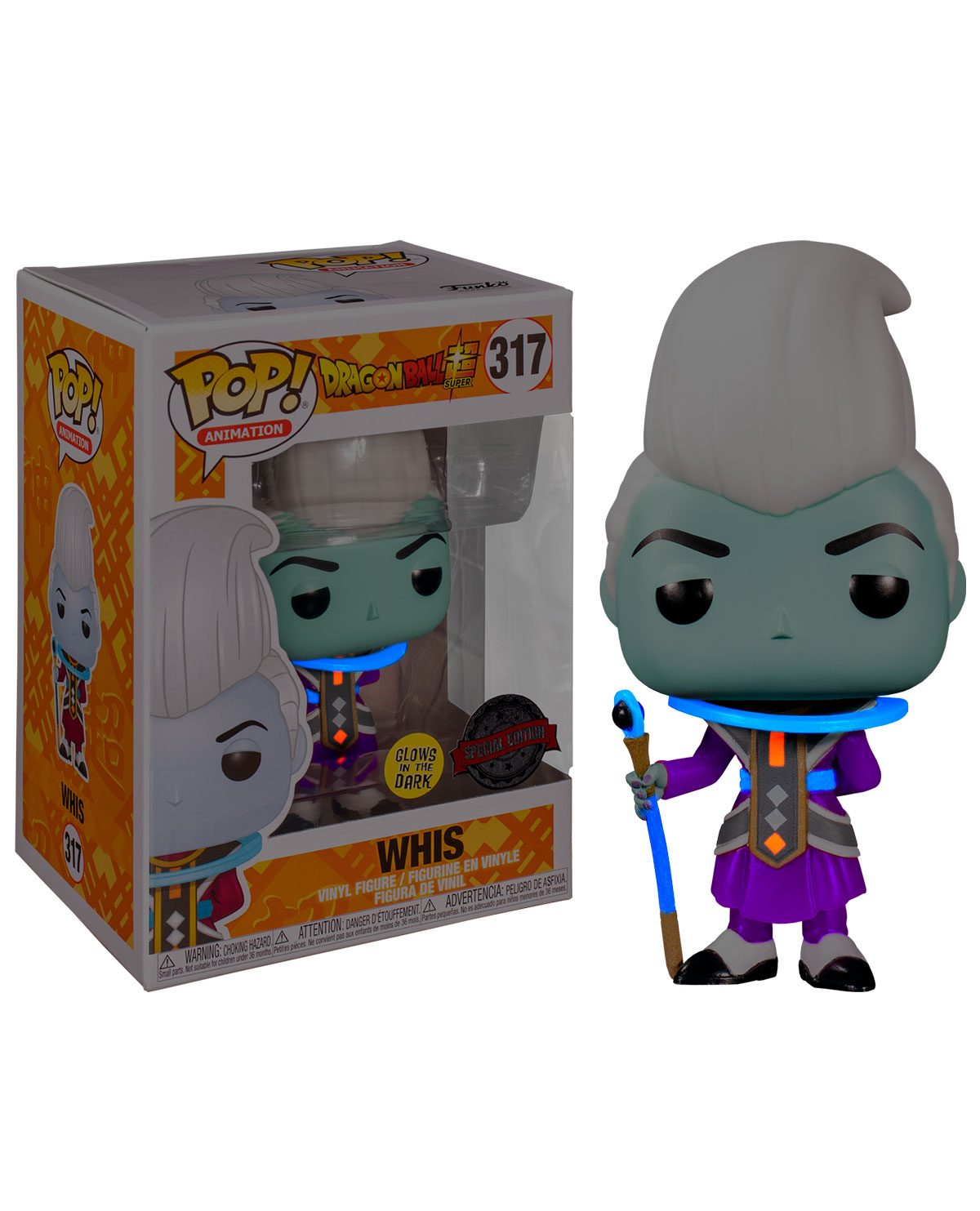 WHIS GLOW IN THE DARK SPECIAL EDITION #317 : DRAGON BALL SUPER - FUNKO POP! ANIMATION
