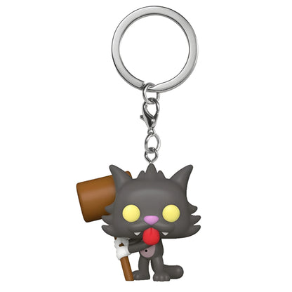 SCRATCHY LLAVERO : THE SIMPSONS - FUNKO POP! POCKET KEYCHAIN