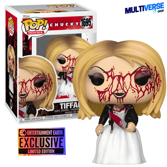 TIFANY BLOODY EXCLUSIVO ENTERTAINMENT EARTH #1694 : BRIDE OF CHUCKY - FUNKO POP! MOVIES