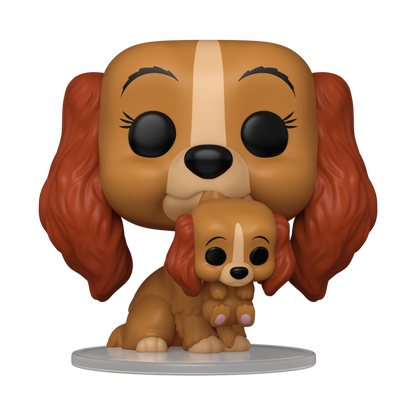 LADY WITH PUPPY #1554 : LA DAMA Y EL VAGABUNDO - FUNKO POP! DISNEY